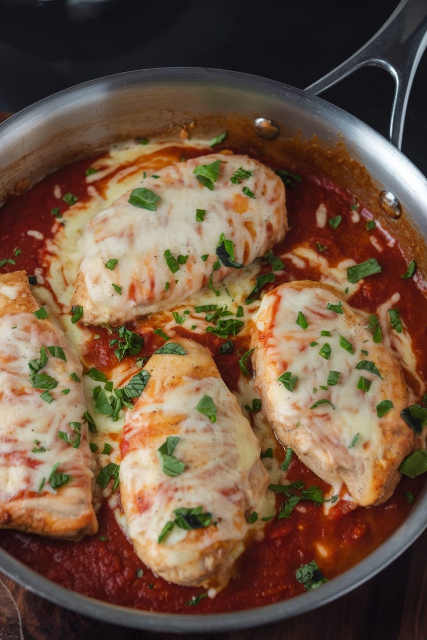 Skillet Chicken Parmesan