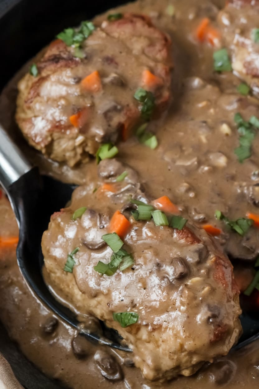 Salisbury Steak with Mushroom Gravy