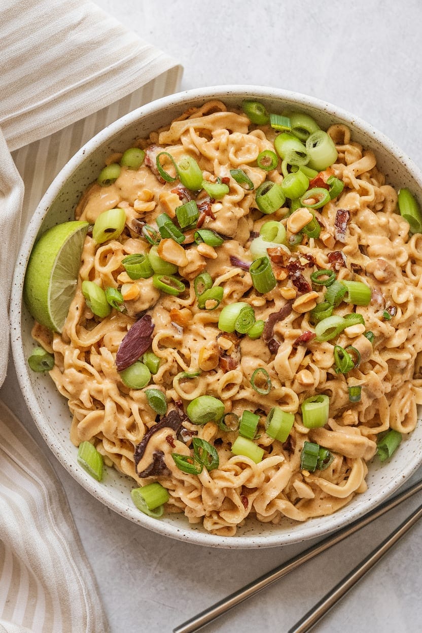 Easy Peanut Butter Noodles