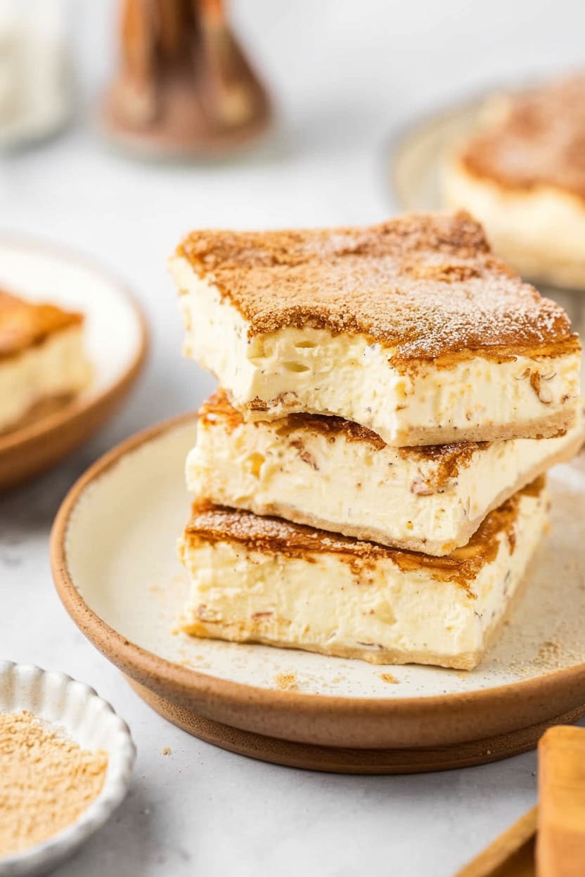 Churro Cheesecake Bars