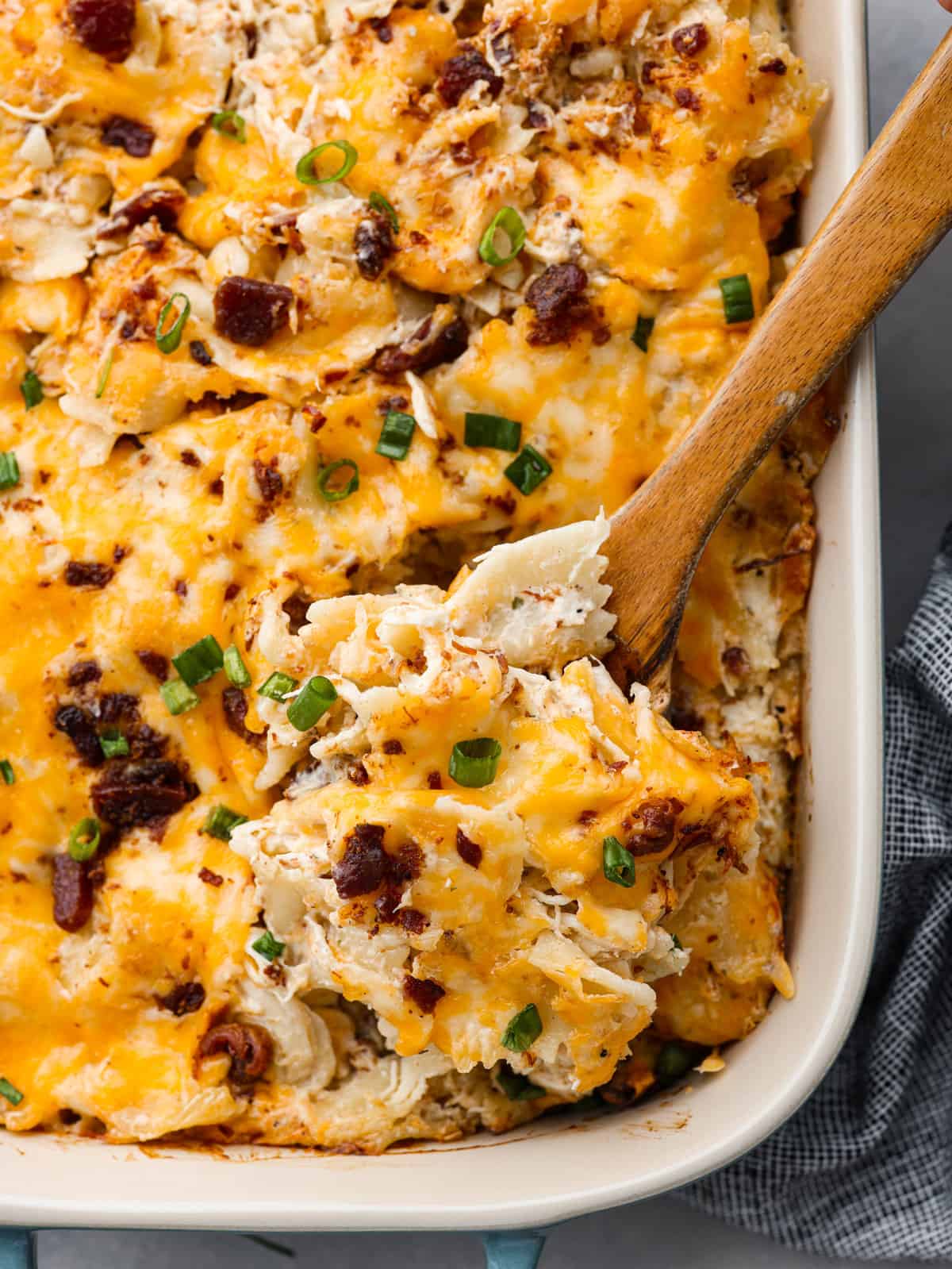 Cheesy Crack Chicken Casserole