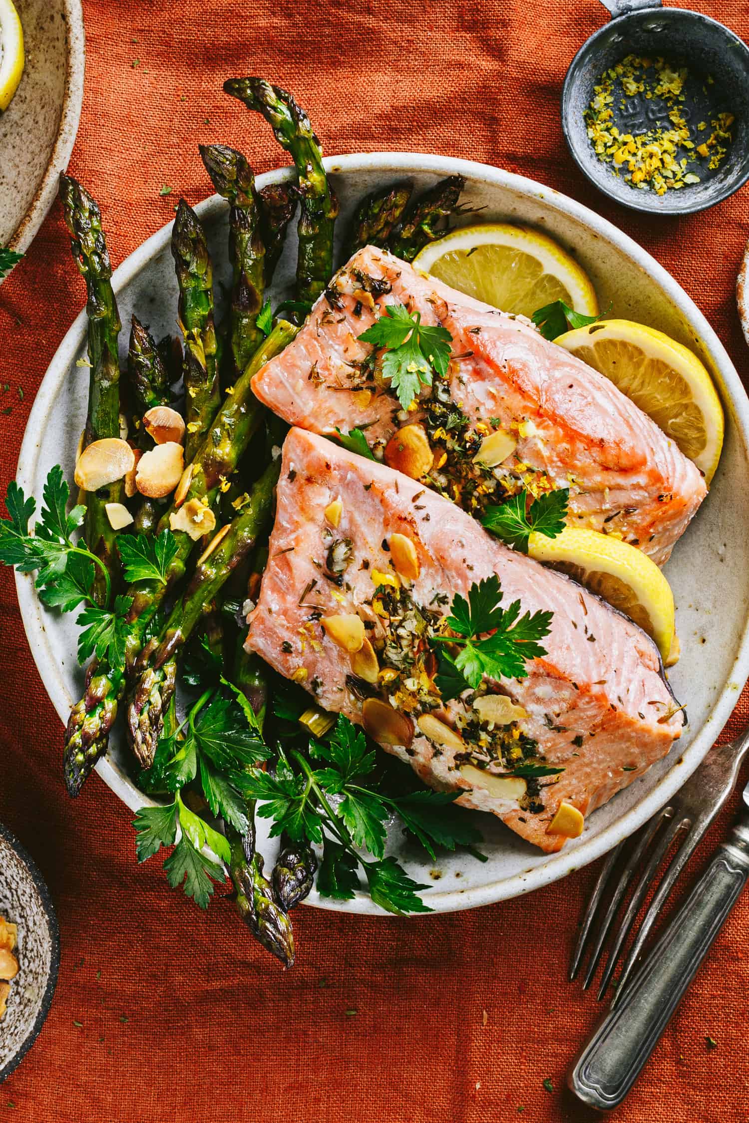 Sheet Pan Lemon-Herb Salmon with Asparagus