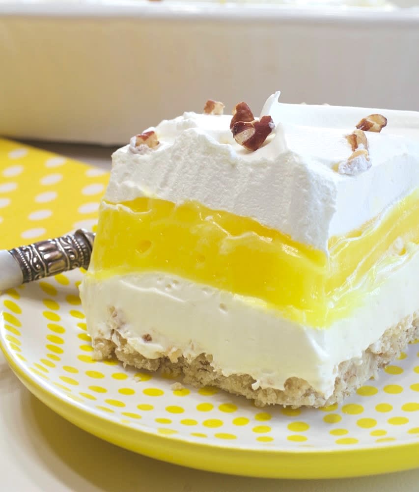 From Scratch Lemon Lush Dessert