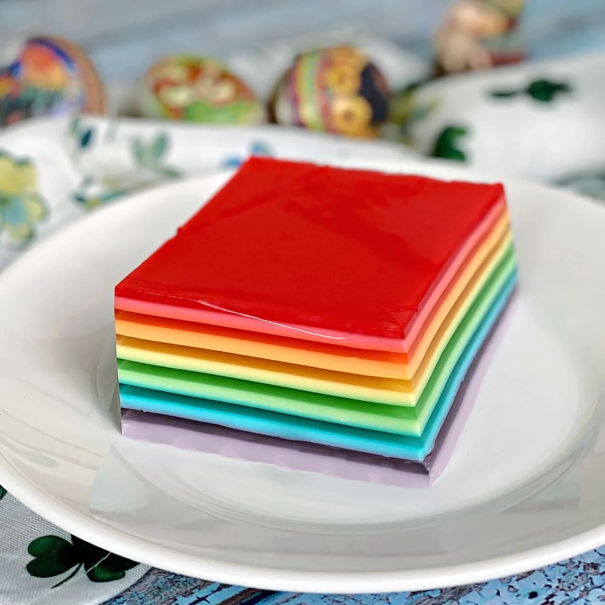 Layered Rainbow Jello