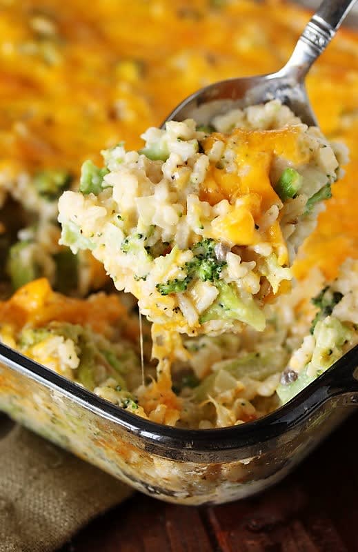 Cheesy Broccoli Rice Casserole