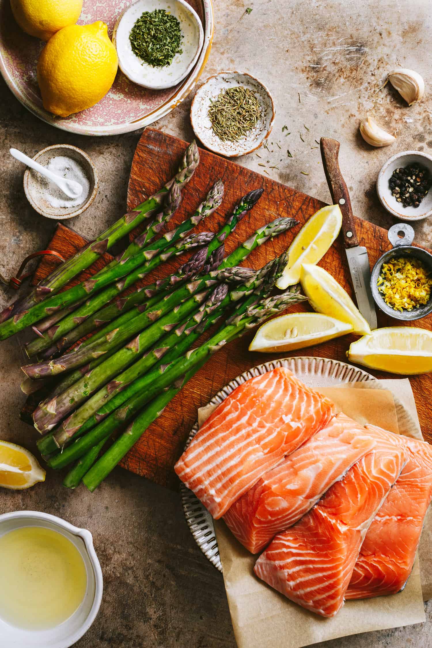 Sheet Pan Lemon-Herb Salmon with Asparagus