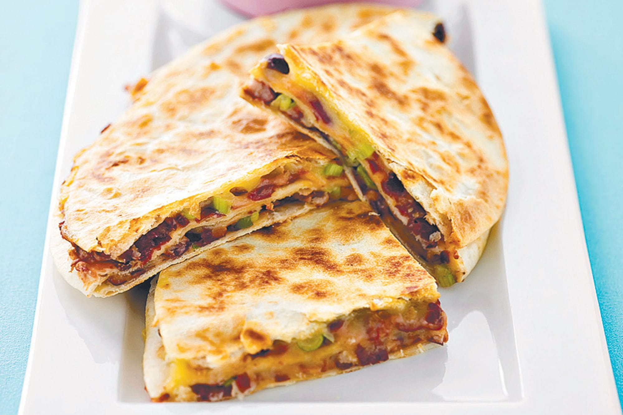 Bean and Cheese Quesadillas