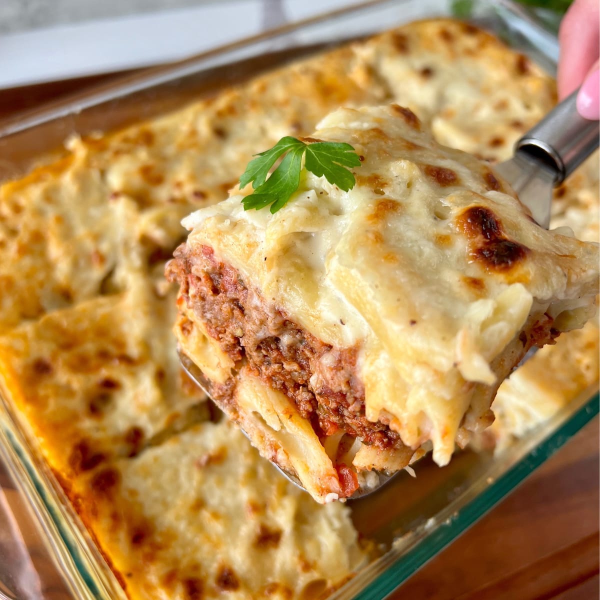 Pastitsio (Simplified Greek Baked Pasta)