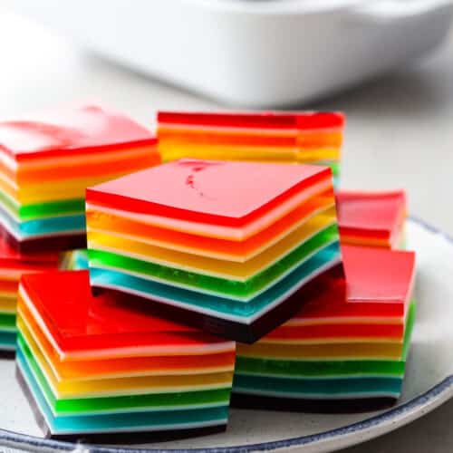Layered Rainbow Jello