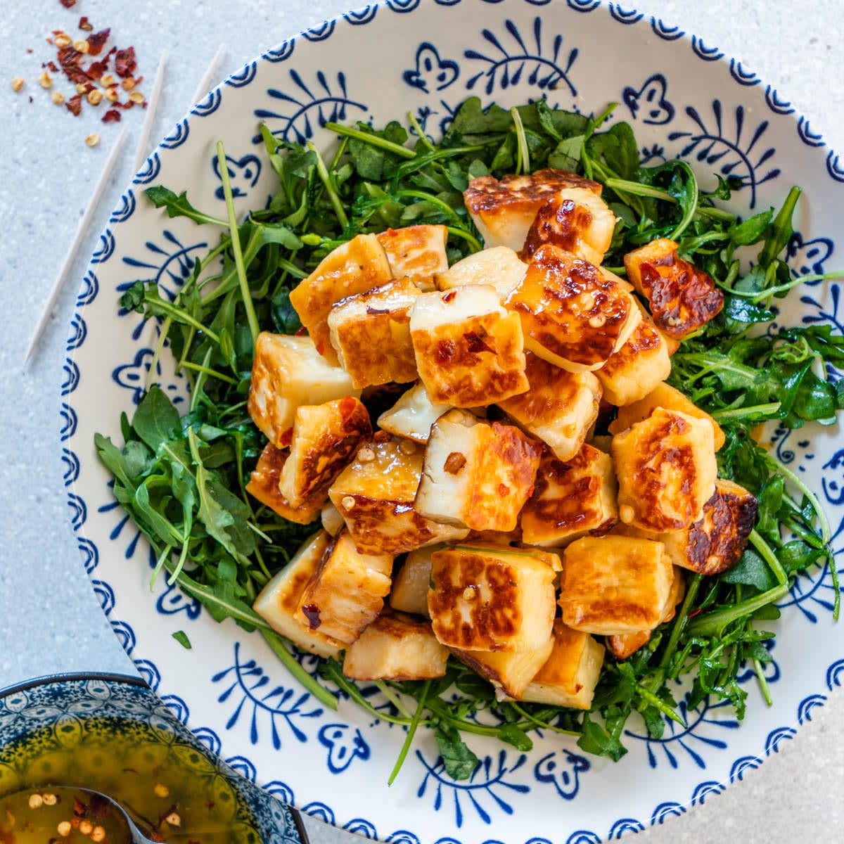 Fried Halloumi Bites