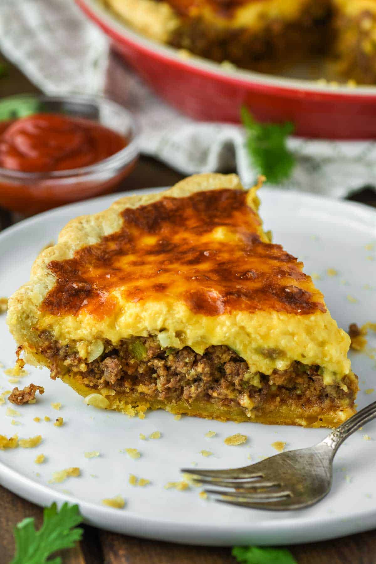 Impossibly Easy Cheeseburger Pie