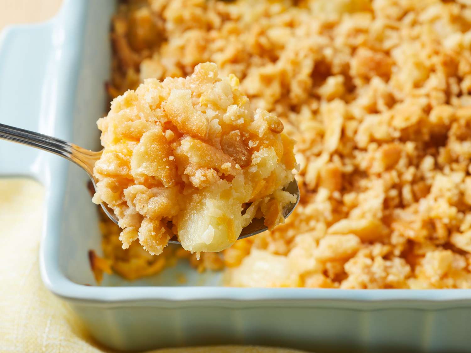 Easy Cheesy Southern Pineapple Casserole Recipe
