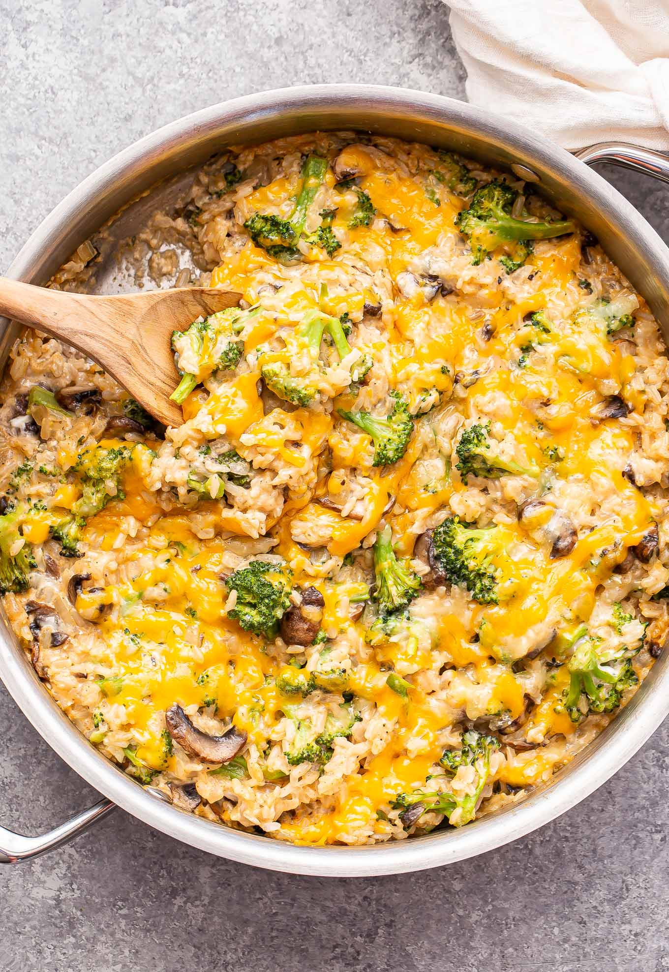 Cheesy Broccoli Rice Casserole