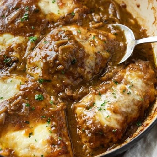 French Onion Chicken Bake