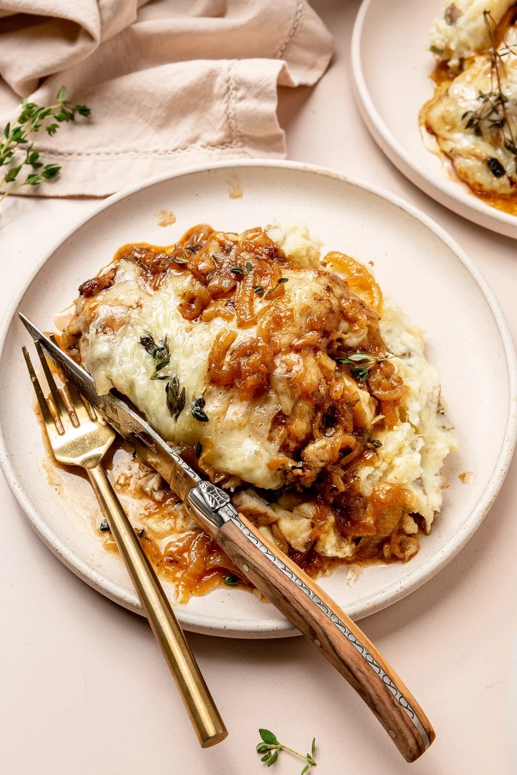 French Onion Chicken Bake