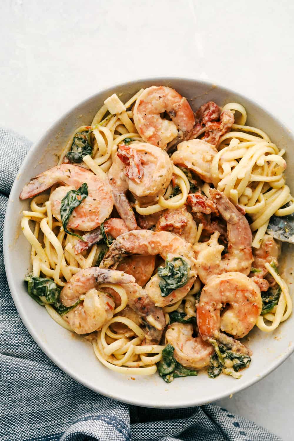 Tuscan Garlic Shrimp {Paleo, Whole30}