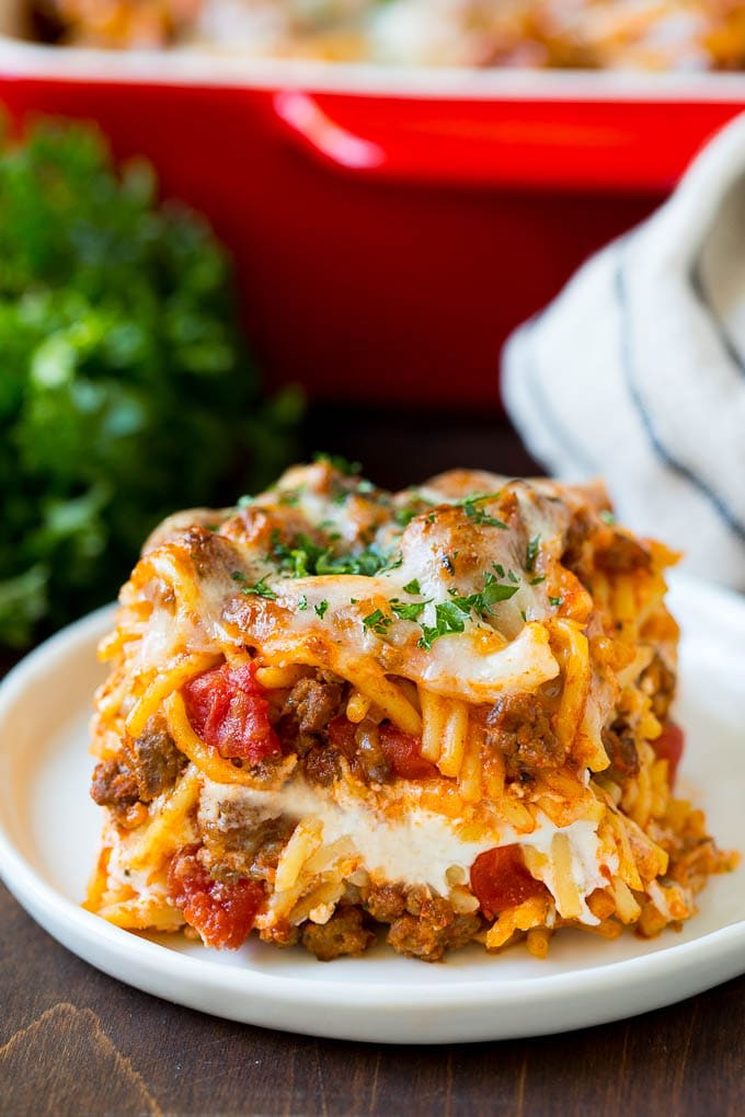 Million Dollar Spaghetti Casserole