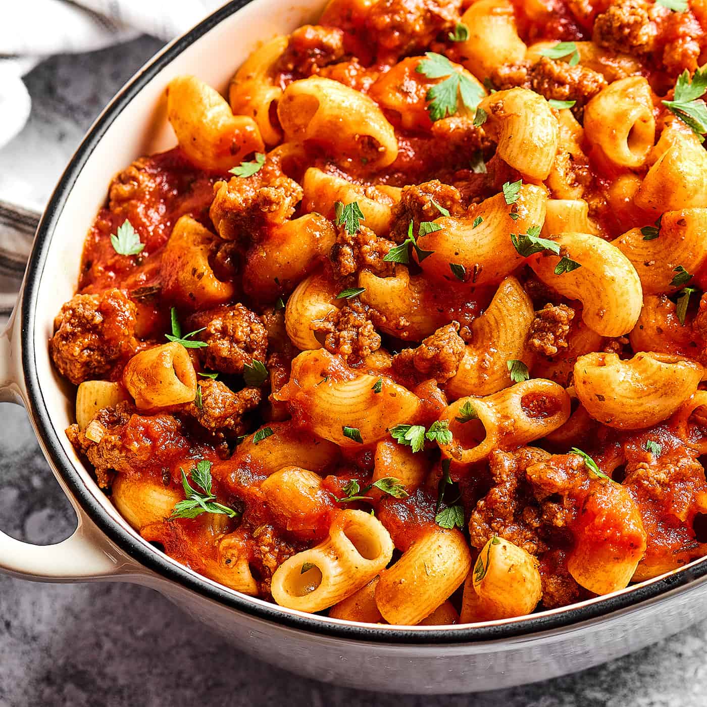 Homemade Easy Beefaroni