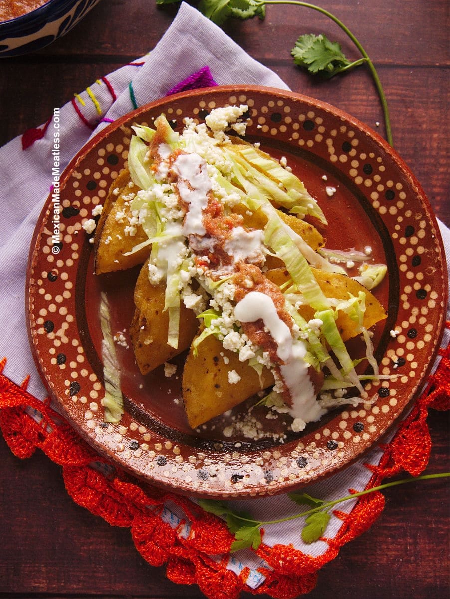 Crispy Potato Tacos (Tacos de Papa)