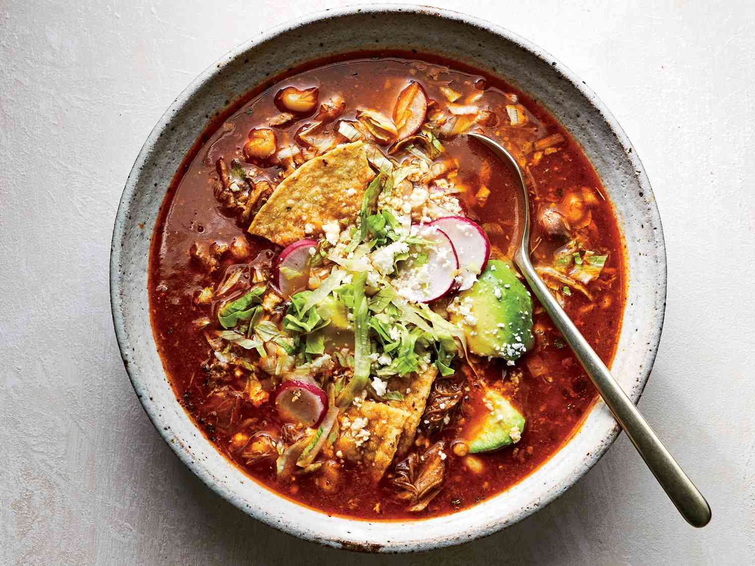 Pozole Rojo (Authentic Mexican Pork & Hominy Stew)