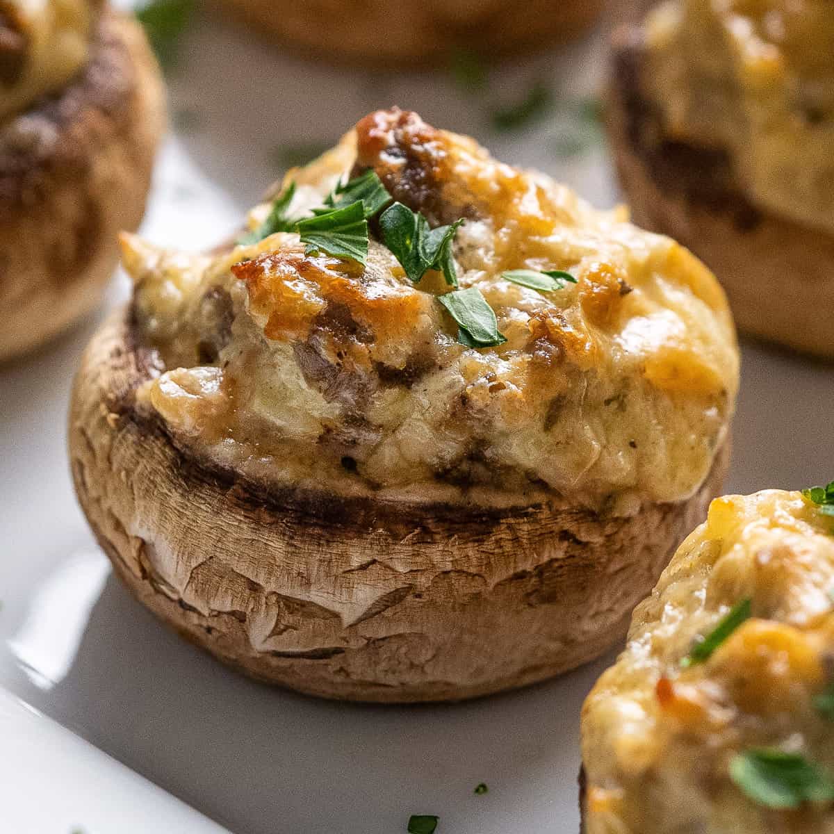Sausage Stuffed Mushrooms