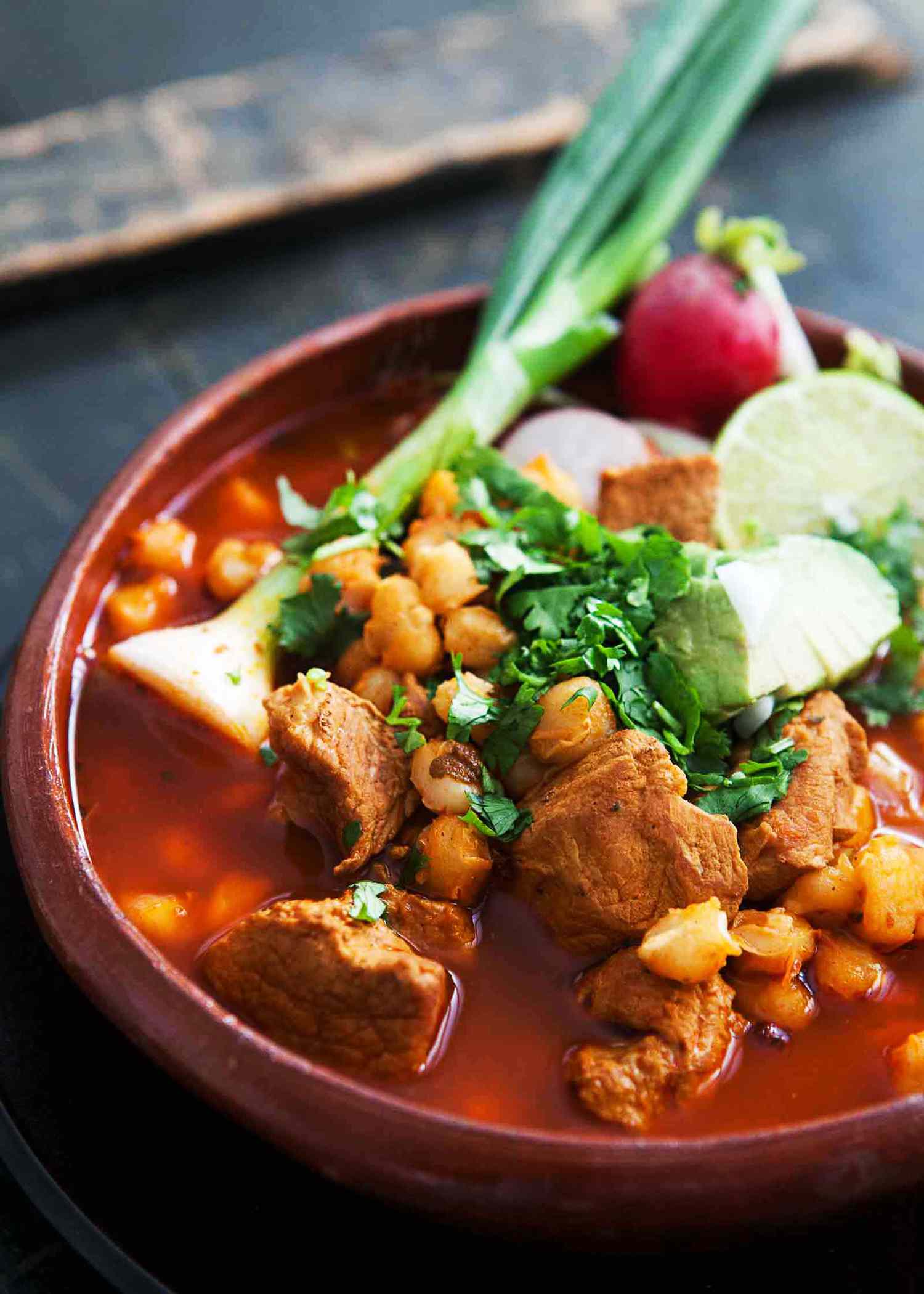 Pozole Rojo (Authentic Mexican Pork & Hominy Stew)