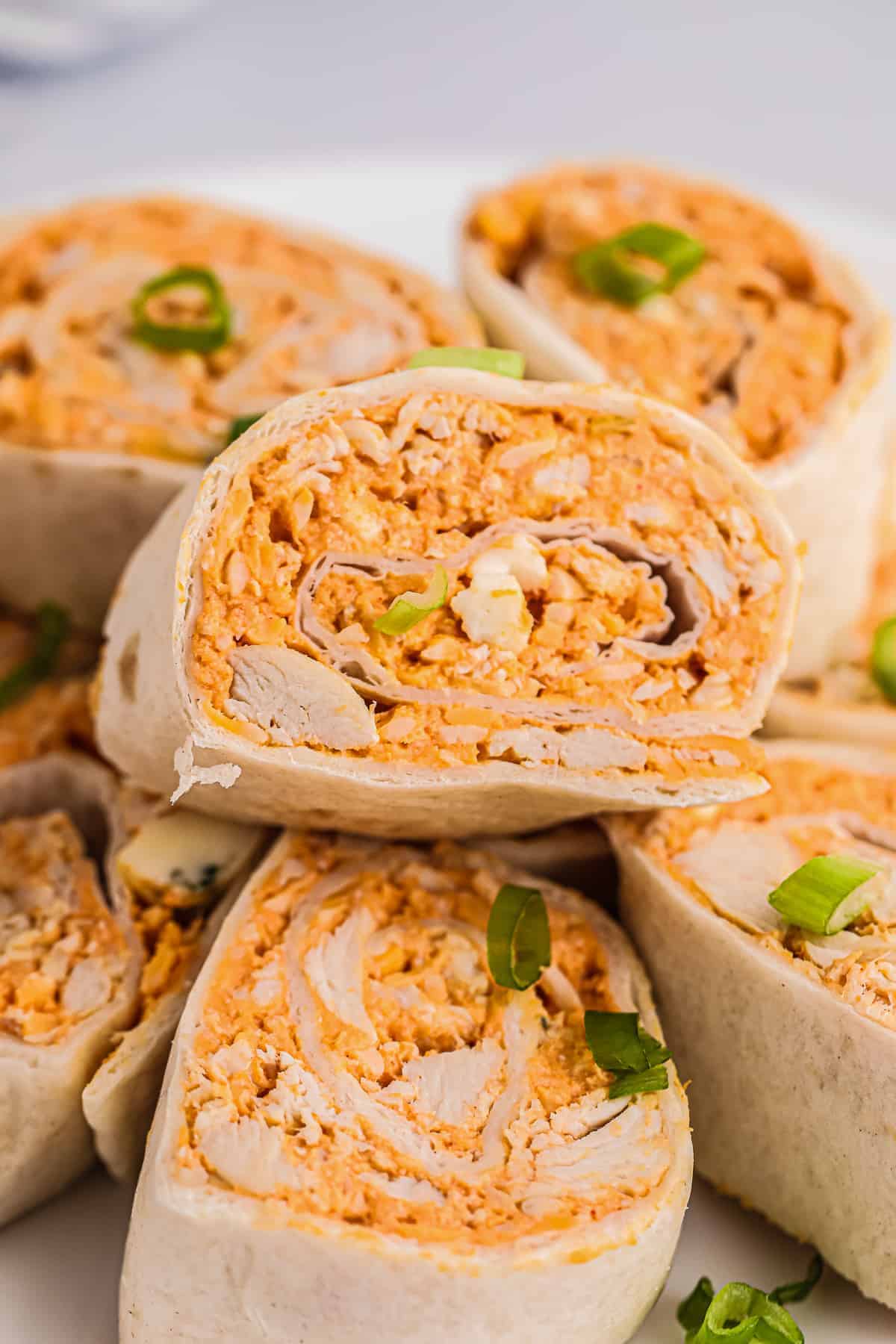 Buffalo Chicken Pinwheels