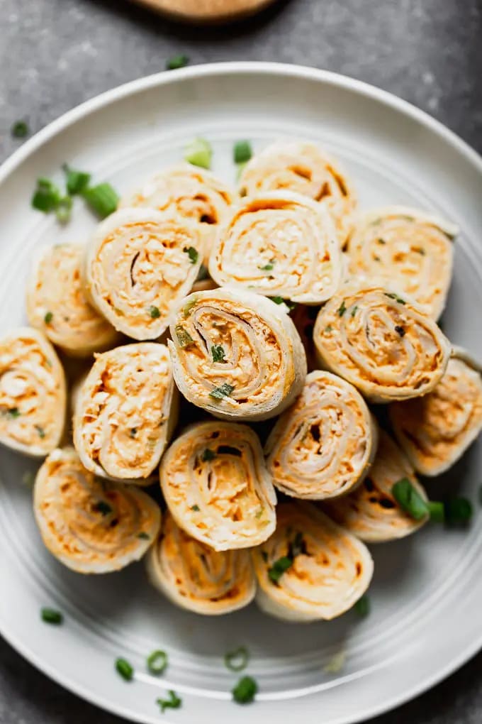 Buffalo Chicken Pinwheels