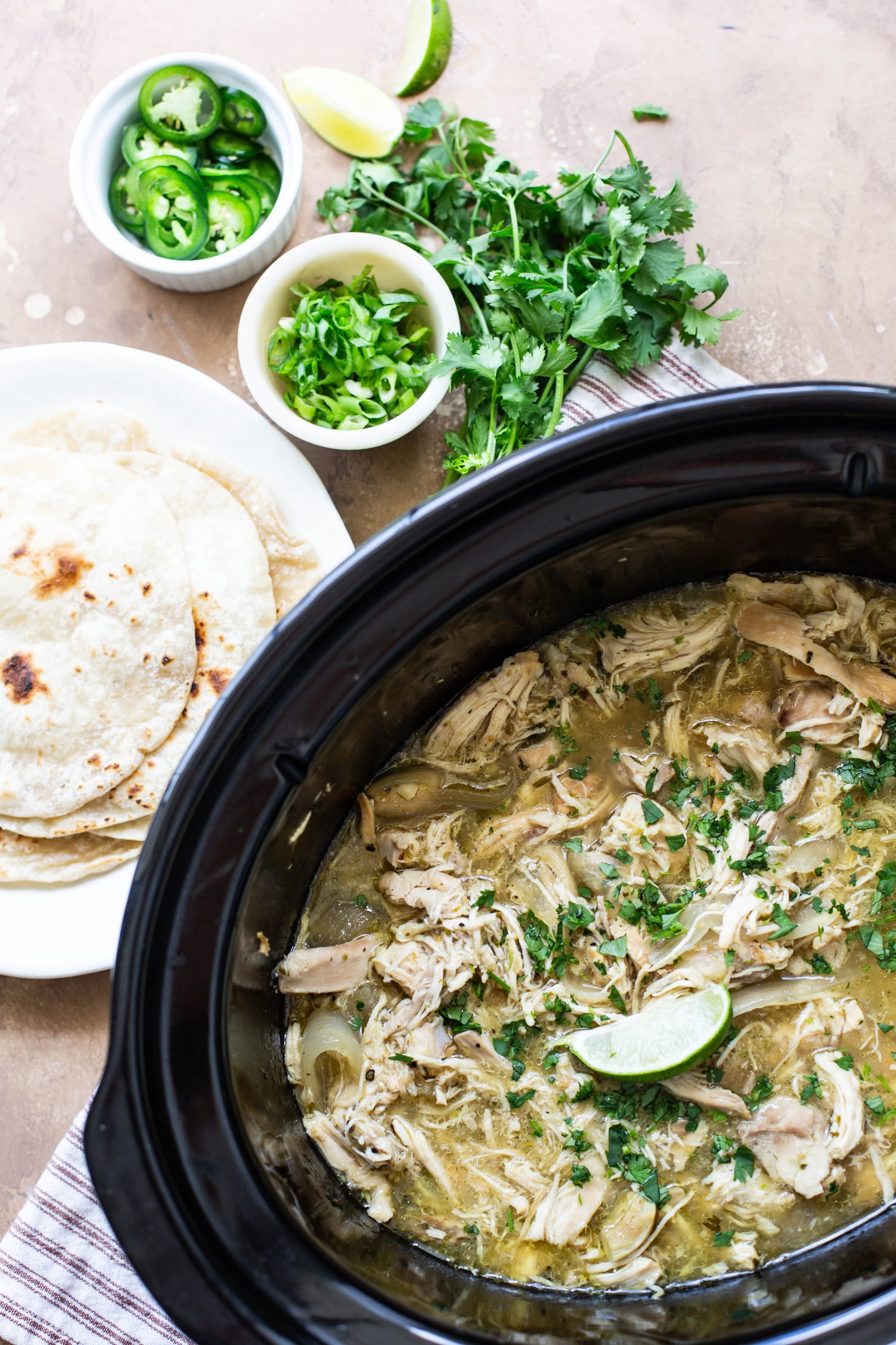 Slow Cooker Salsa Verde Chicken
