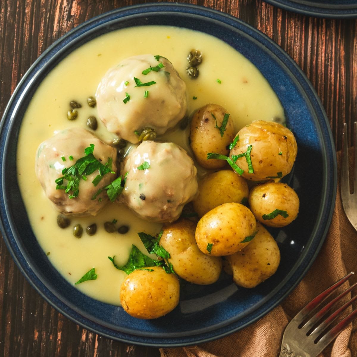 The BEST German Meatballs (Königsberger Klopse)