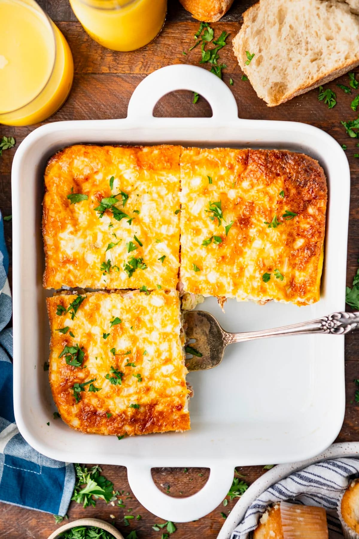 Ham & Egg Breakfast Casserole