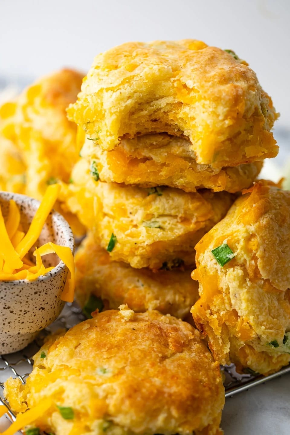 Cheddar Scallion Biscuits