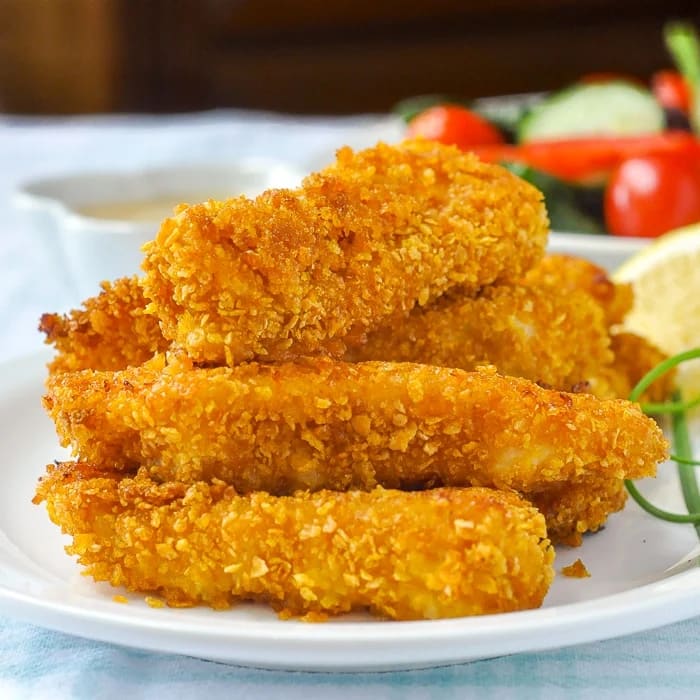 Crispy Cornflake Fish Sticks
