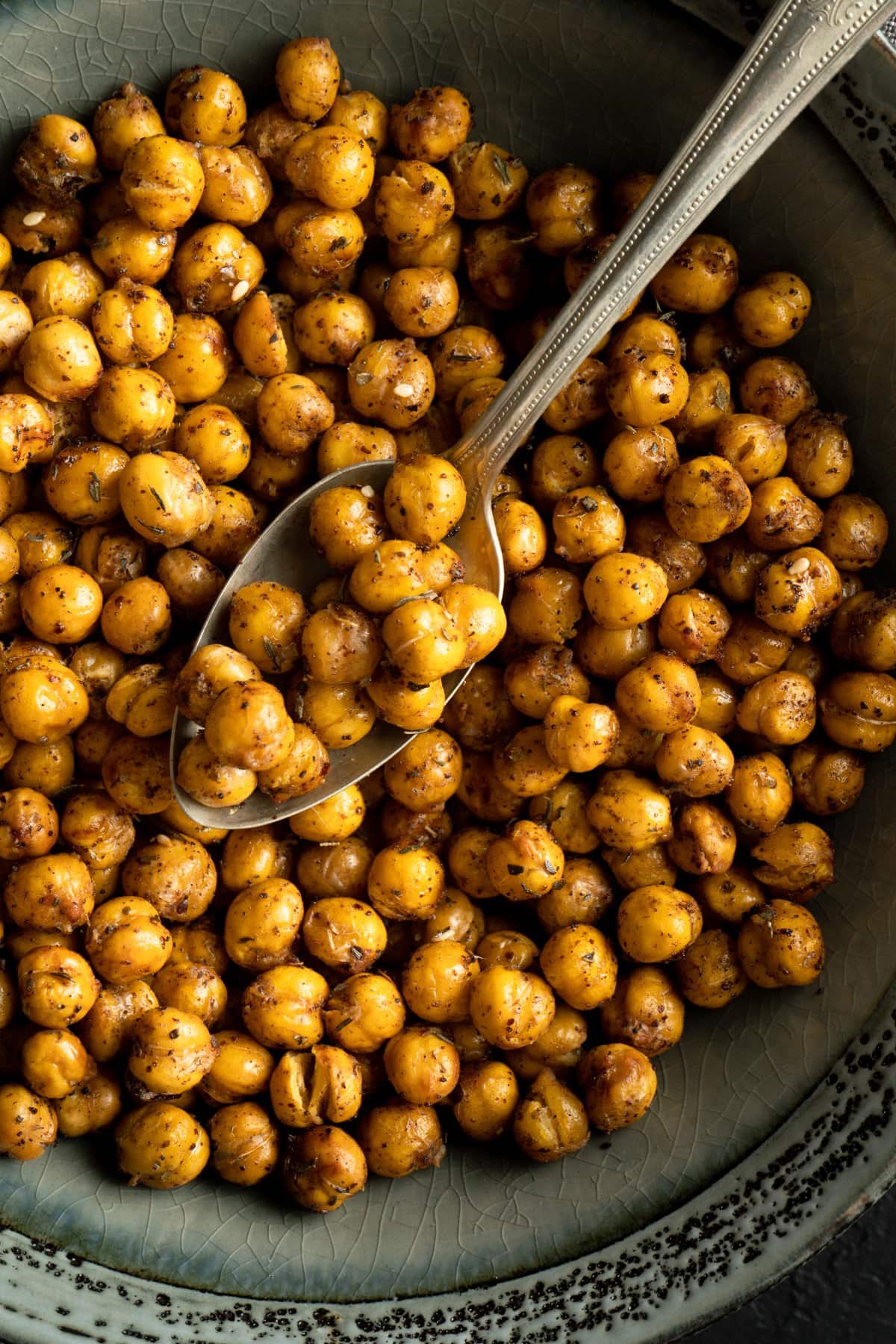 Za’atar Roasted Chickpeas