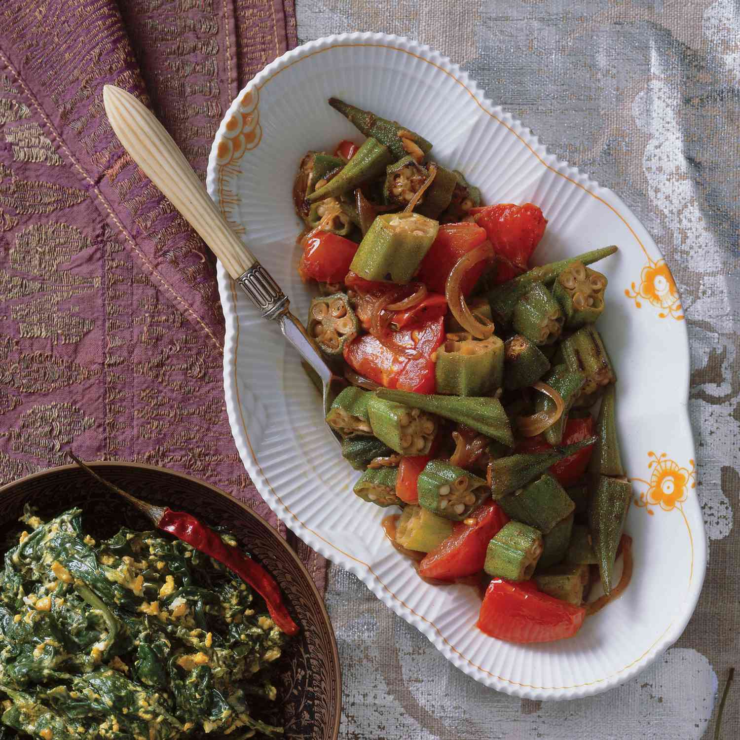 Stewed Okra and Tomatoes