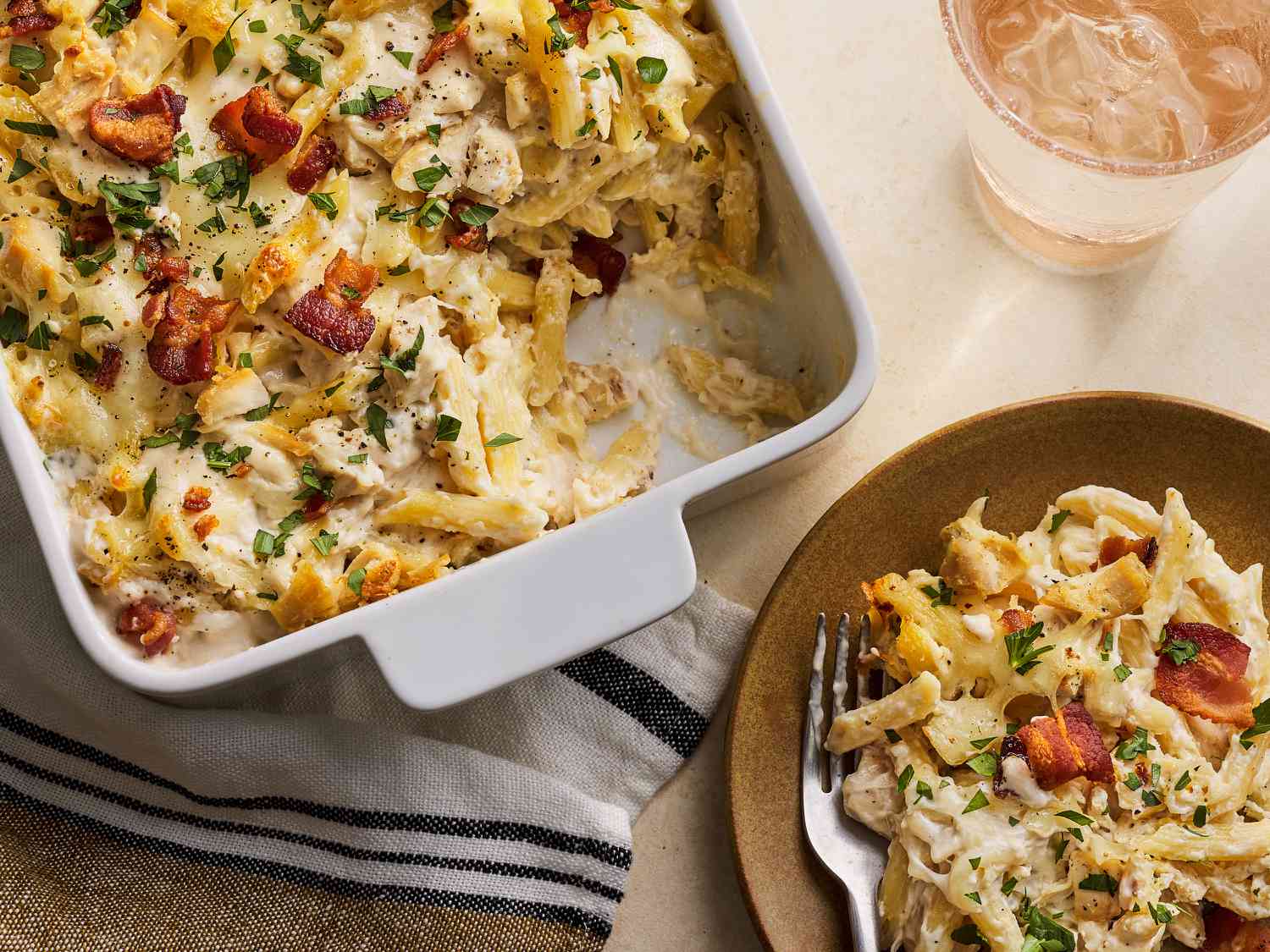 Chicken Bacon Ranch Casserole
