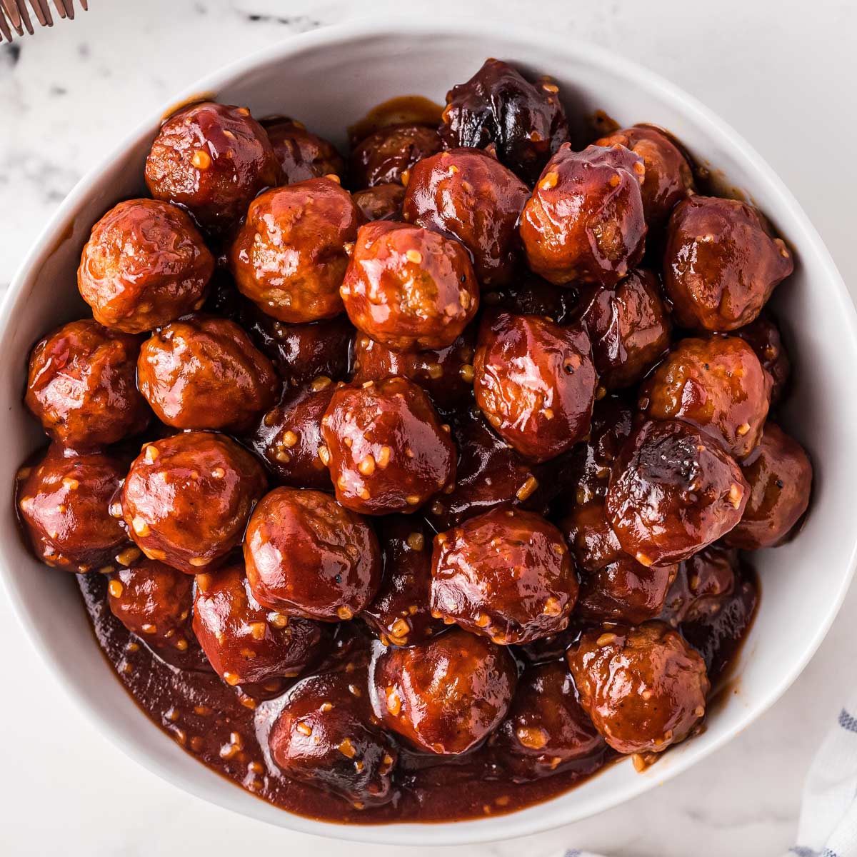 Slow Cooker Honey Garlic Meatballs
