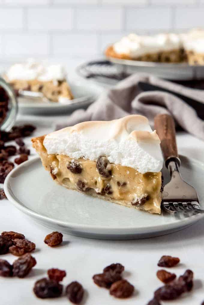Sour Cream Raisin Pie