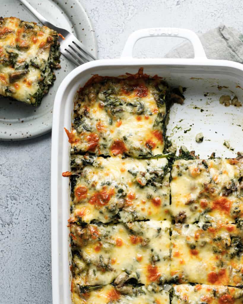 Ground Beef Spinach Casserole