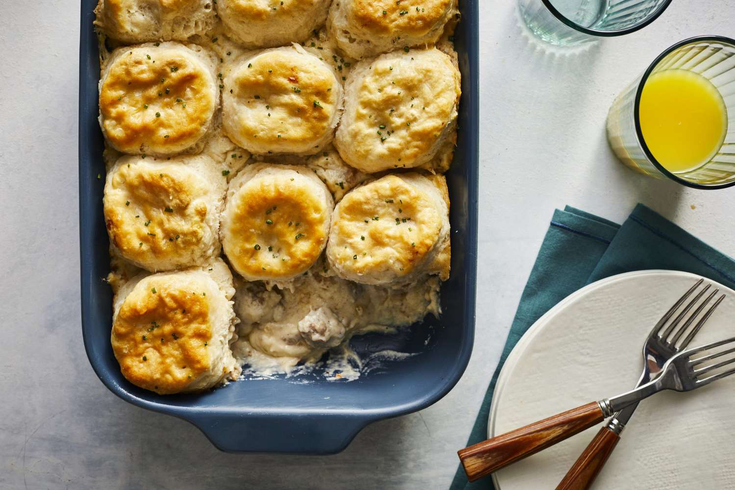 Biscuits and Gravy Casserole