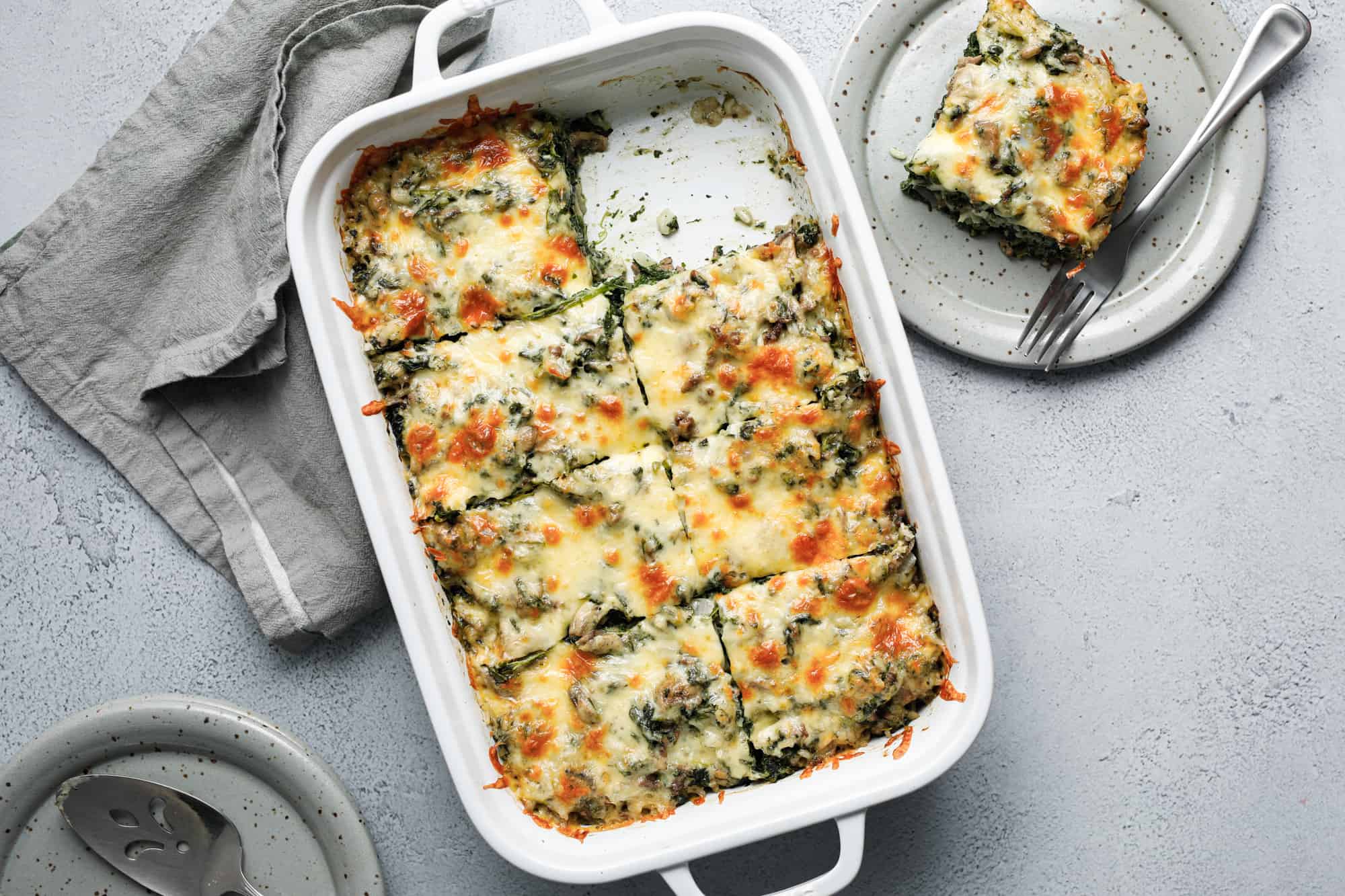 Ground Beef Spinach Casserole
