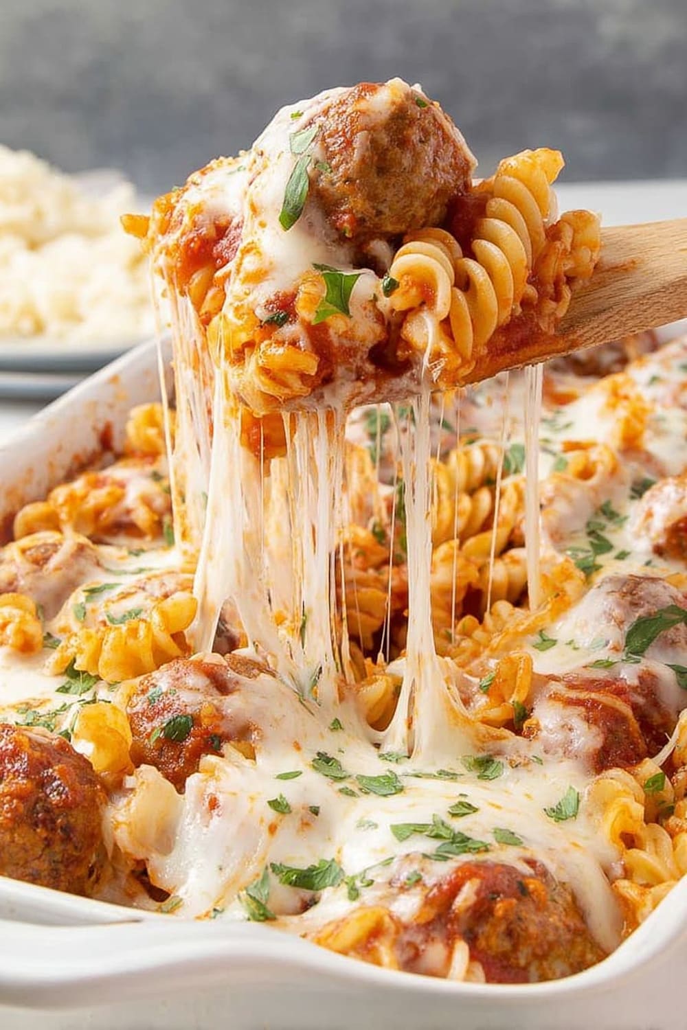 Dump and Bake Meatball Casserole
