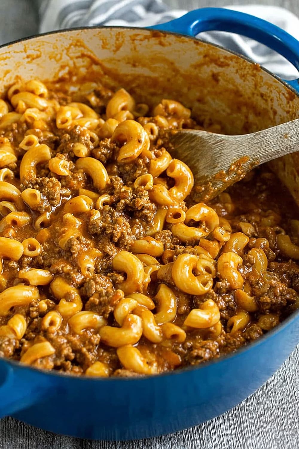 Creamy Tomato Macaroni Beef