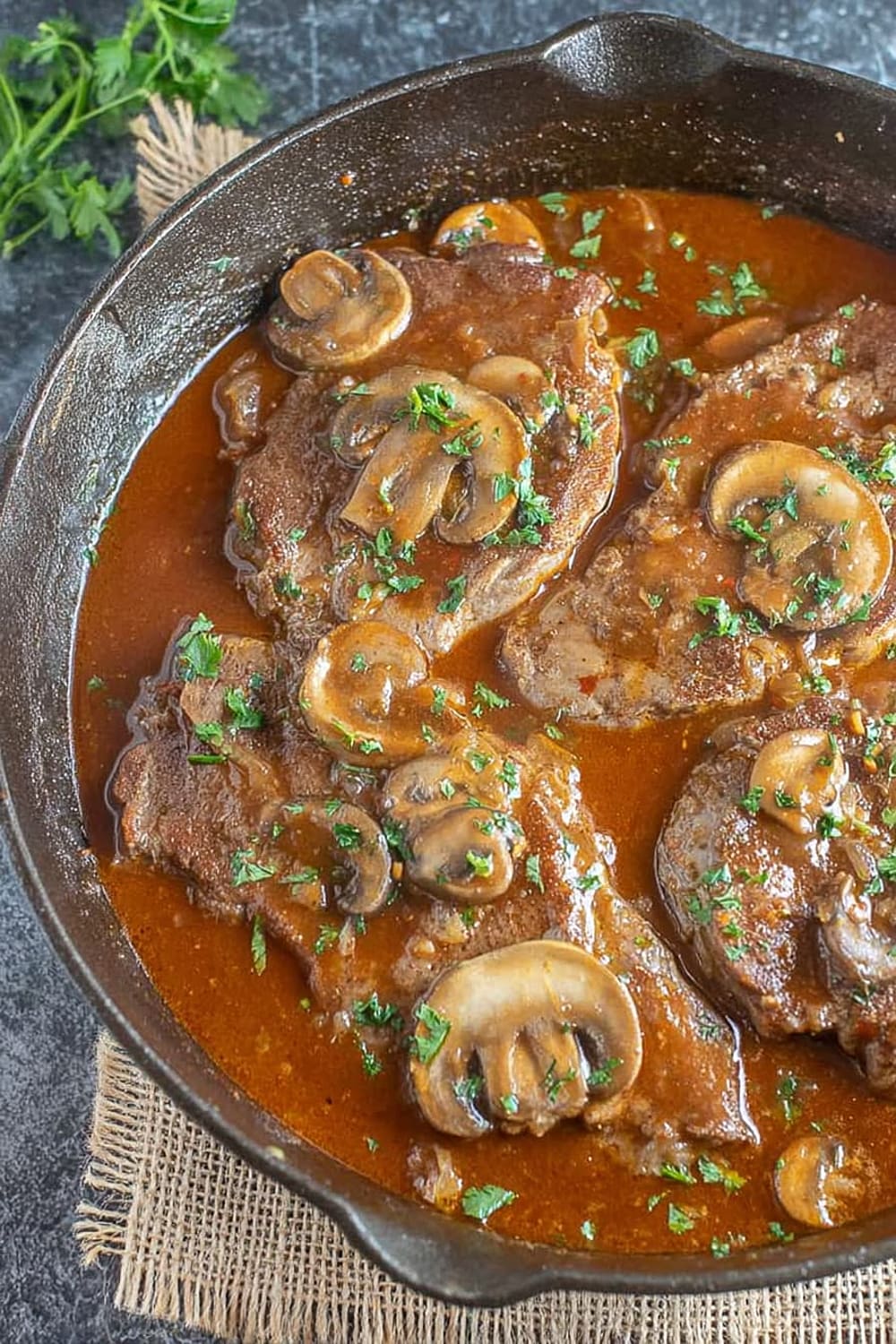 Mushroom Swiss Steak