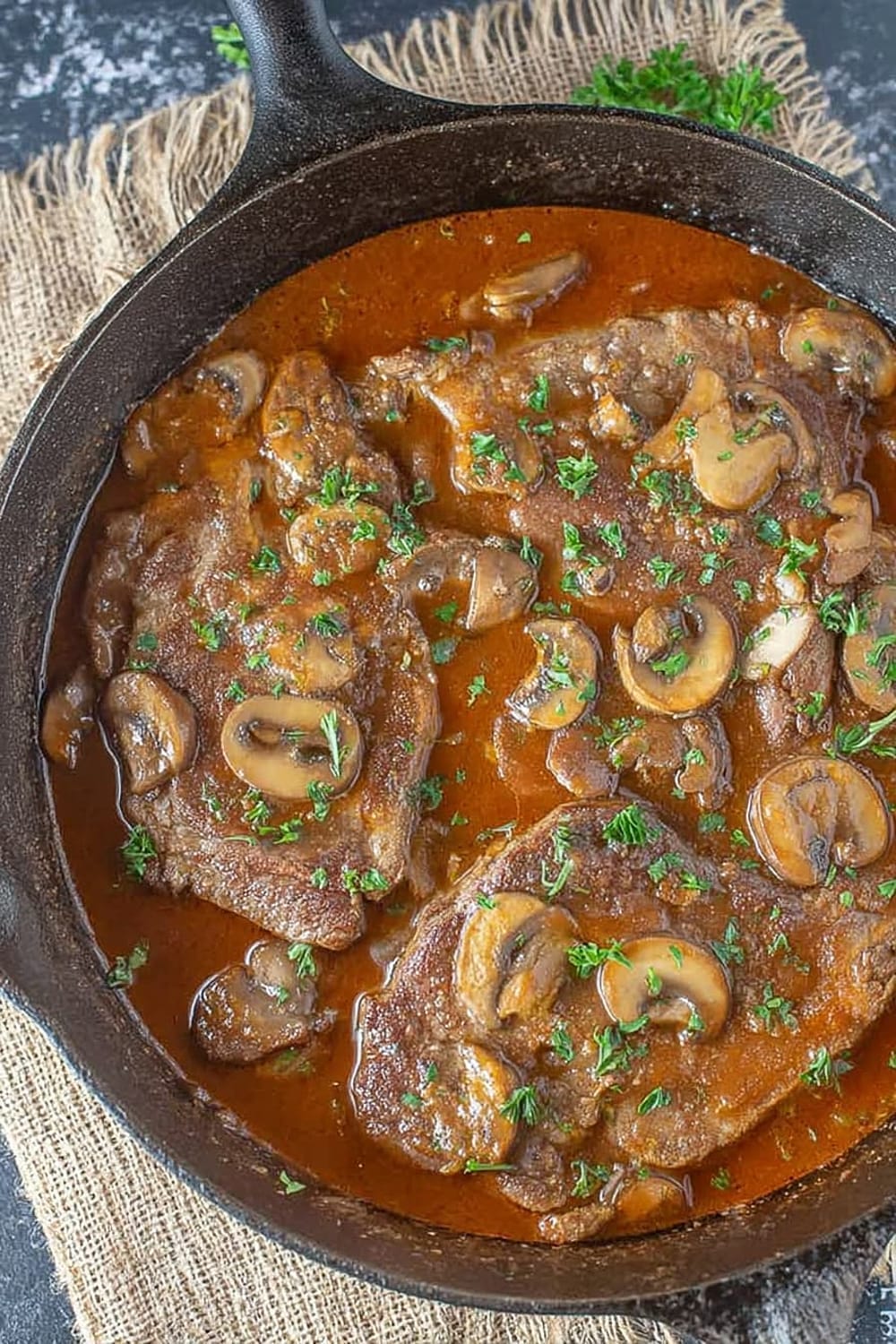 Mushroom Swiss Steak