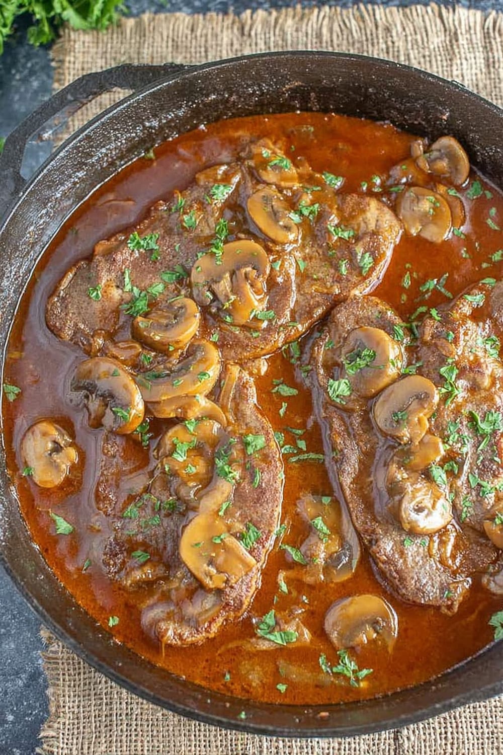 Mushroom Swiss Steak