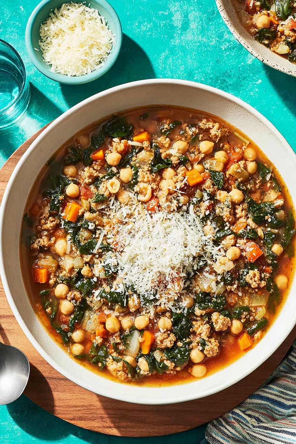 Hearty Chickpea & Spinach Stew