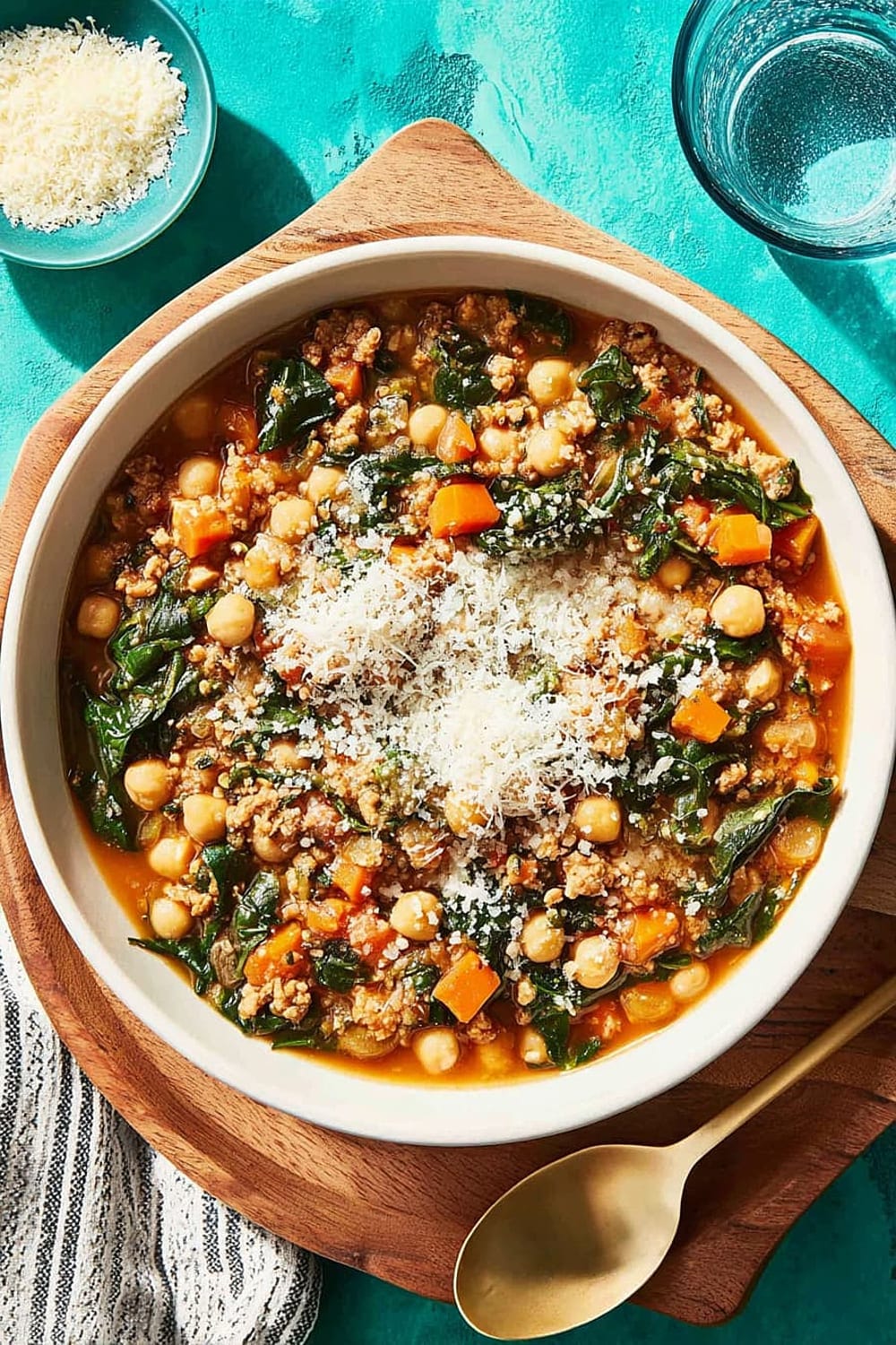 Hearty Chickpea & Spinach Stew