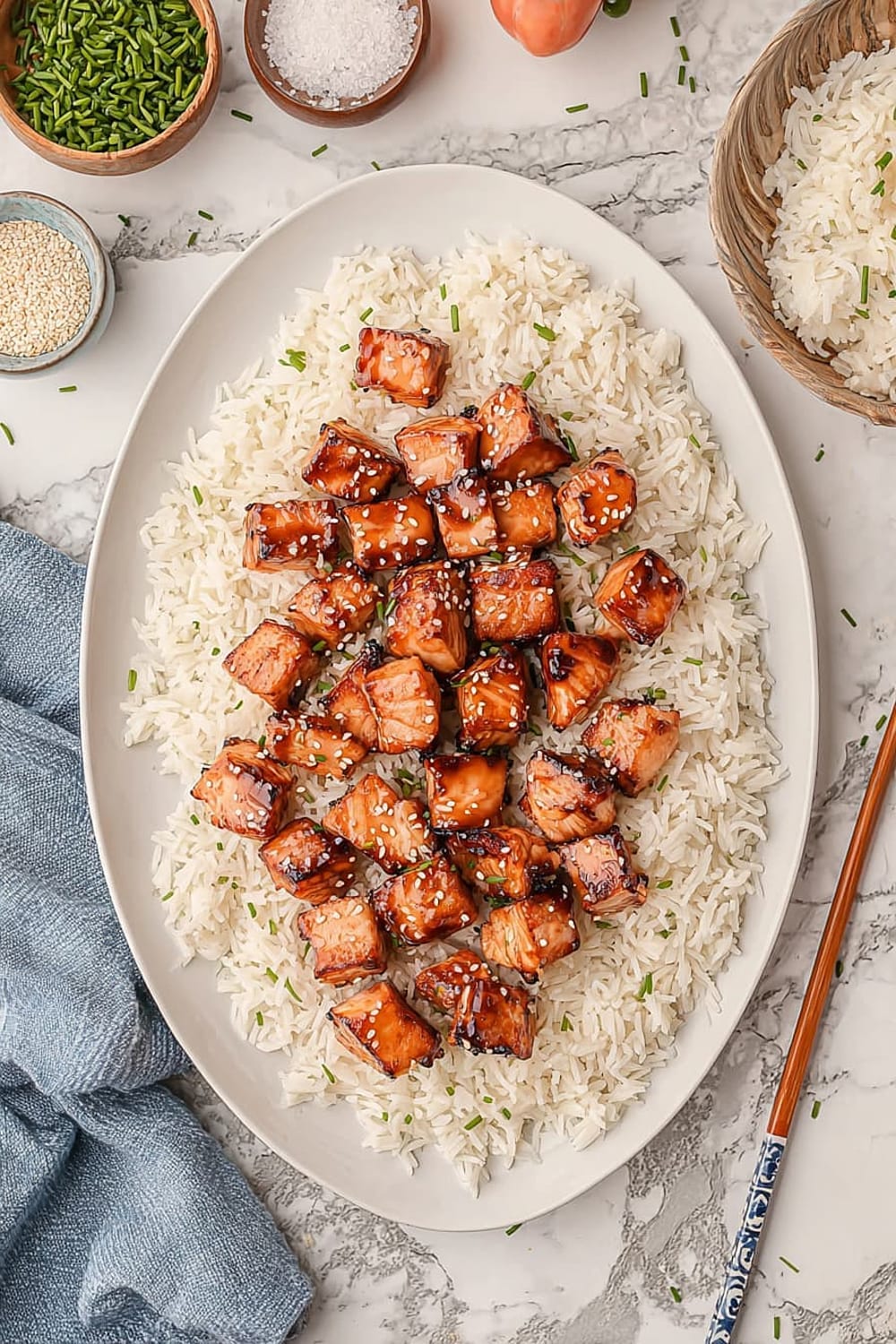 Miso Salmon Bites