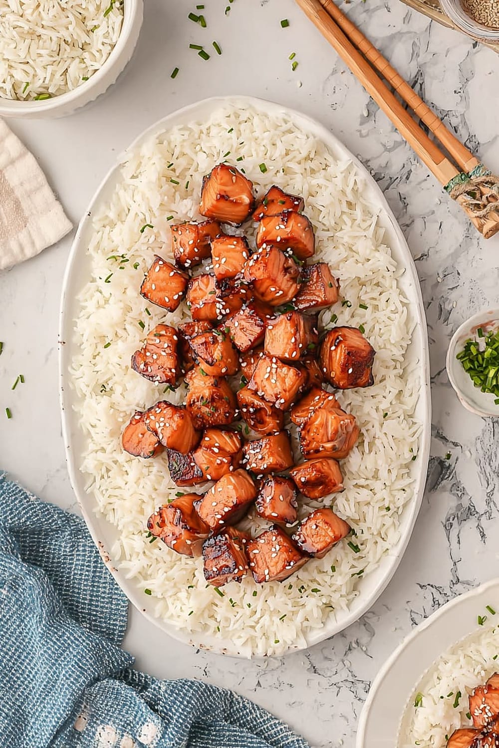 Miso Salmon Bites